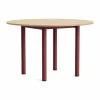 Annex Round matbord Lackerad ek-barn red aluminium Ø120 cm