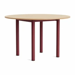 Annex Round matbord Lackerad ek-barn red aluminium Ø120 cm