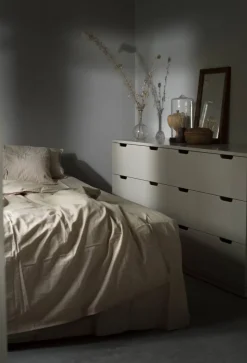 Aoko byrå dubbel 6 lådor Beige
