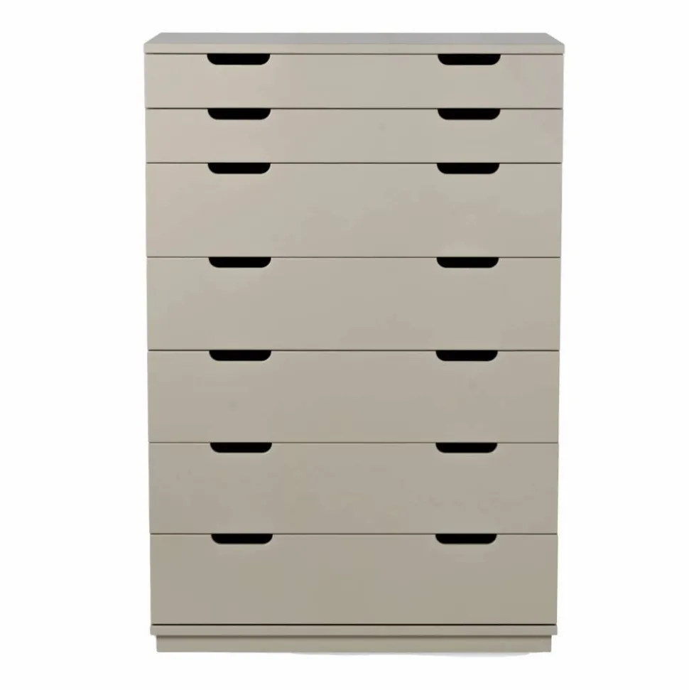 Aoko byrå 7 lådor Beige