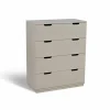 Aoko byrå 4 lådor Beige