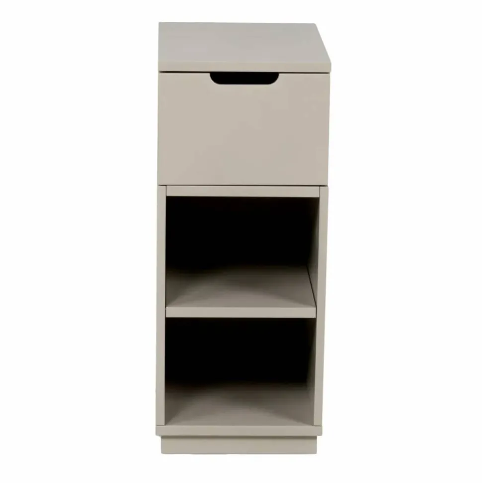 Aoko sängbord 72 cm 1 låda Beige