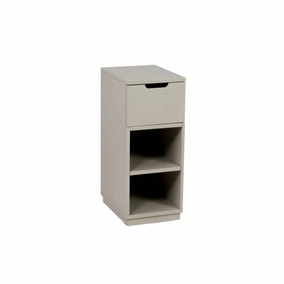 Aoko sängbord 72 cm 1 låda Beige
