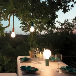 Aplô bordslampa Acapulco blue (blå)