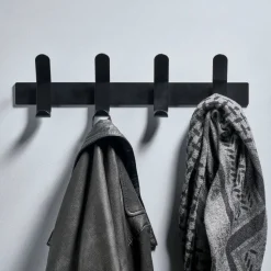 A-Rack kroklist black 4 krokar