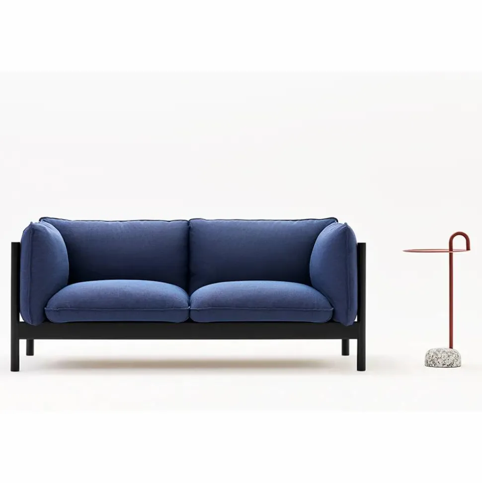 Arbour ECO 2-sits Soffa Re-wool 648 multi-vinröd bok
