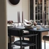 Arc matbord 95x250 cm Coffee black oak