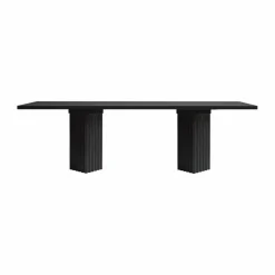 Arc matbord 95x250 cm Coffee black oak