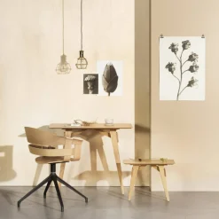 Arco sidobord L svart