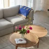 Aria soffbord Ek Ø90x42 5 cm