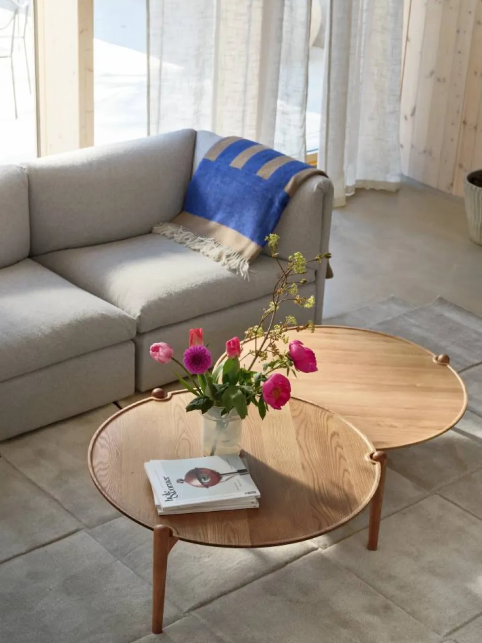 Aria soffbord Light oak Ø50x37 cm