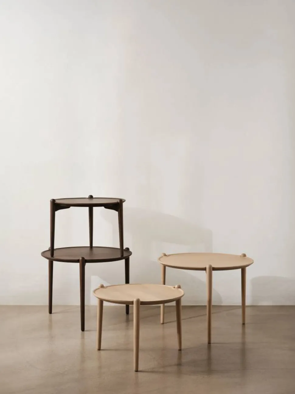 Aria soffbord Light oak Ø60x46 cm