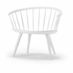 Arka loungestol björk Vit