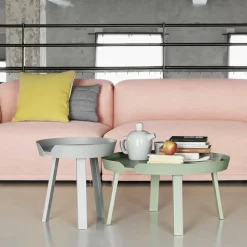 Around sidobord small Grey