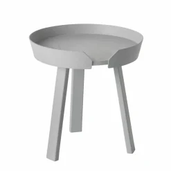 Around sidobord small Grey