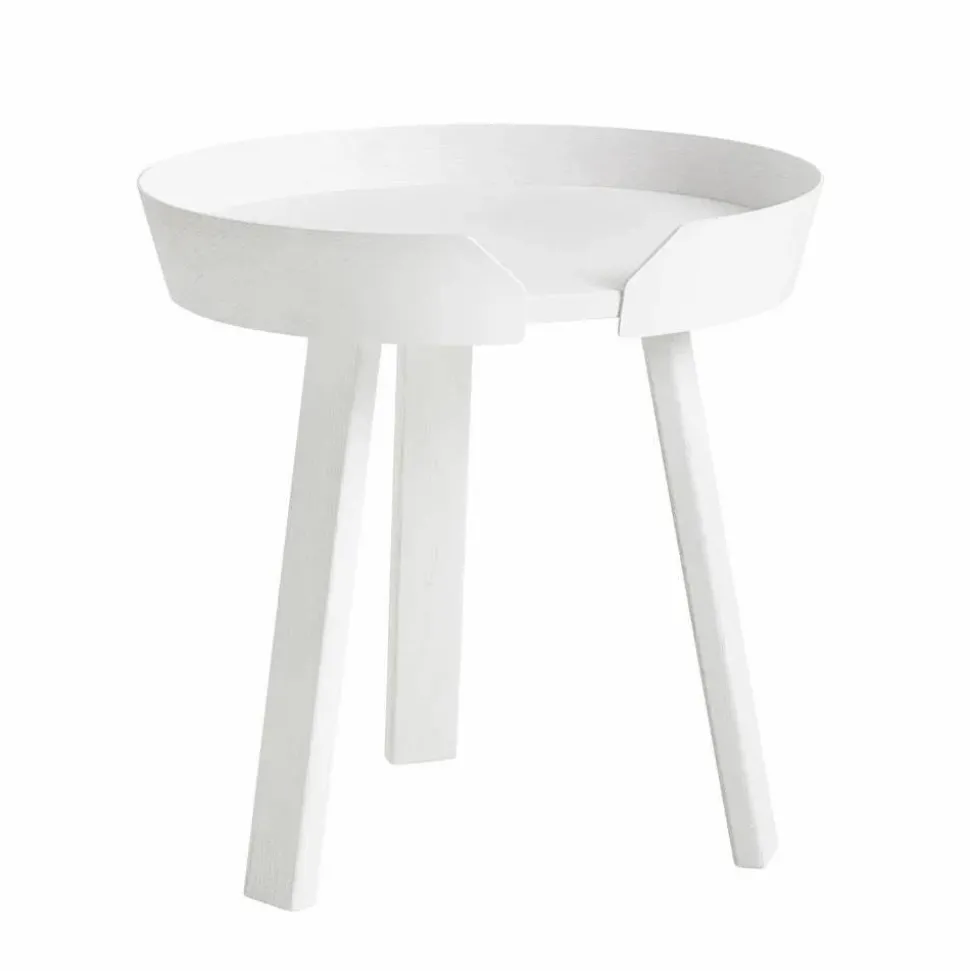 Around sidobord small White