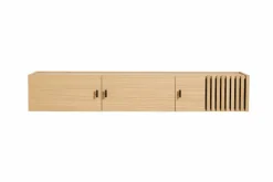 Array sideboard väggmonterad 150 cm Vitpigmenterad ek