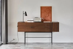 Array sidobord 180 cm Valnöt