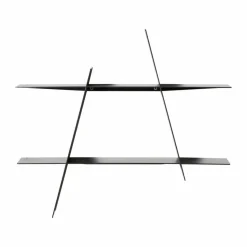 A-Shelf vägghylla Medium 52x9x46 cm Black