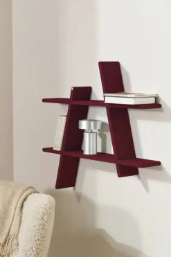 A-Shelf vägghylla Special Edition Wine red M 52x9x46 cm