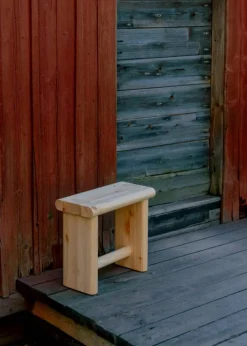 002 Ast Stool pall Matt oljevaxad furu 55x26x45 cm