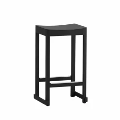 Atelier barpall Svartlackerad björk-H65 cm