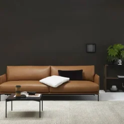 Baron soffa 3-sits läder master 53 whiskey 237 cm