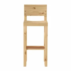 001 Bar Stool barstol Matt oljevaxad furu 75 cm