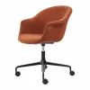 Bat Meeting Chair kontorsstol helklädd Belsuede special fr dedar 133-svarta ben