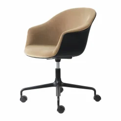 Bat Meeting Chair kontorsstol framsideklädd Dandy gubi 905 dune-black-black