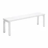 168B bänk Solid seat white lacquered