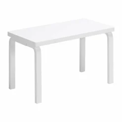 153B bänk Vitlackerad björk