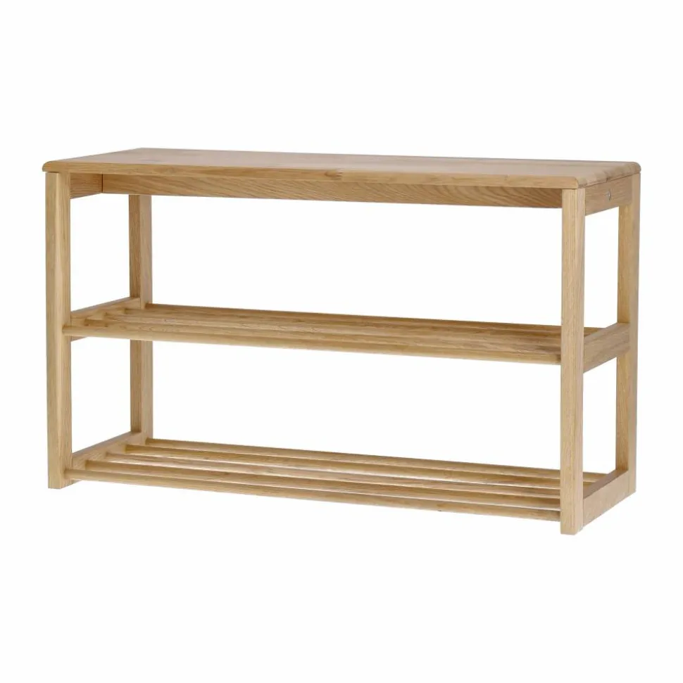 Bäckebo skohylla med sits Ek 80x48x30 cm