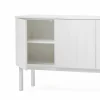 Beam sideboard ljusgrå stativ i vitoljad ek