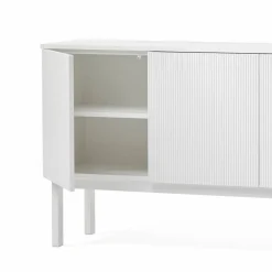 Beam sideboard ljusgrå stativ i vitoljad ek