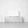 Beam sideboard ljusgrå ljusgrå sockel