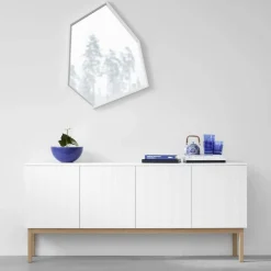 Beam sideboard ljusgrå ljusgrå sockel