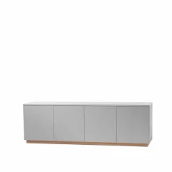 Beam sideboard ljusgrå ljusgrå sockel