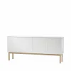 Beam sideboard vit lack stativ i vitoljad ek