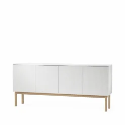 Beam sideboard vit lack stativ i vitoljad ek