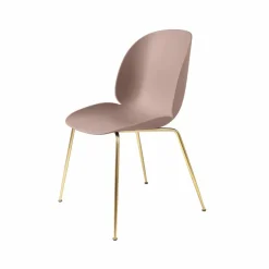 Beetle stol Sweet pink mässingsstativ
