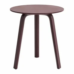 Bella soffbord Dark bordeaux Ø45x49 cm