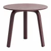 Bella soffbord Dark bordeaux Ø45x39 cm