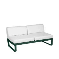 Bellevie Central modulsoffa 2-sits Cedar green (grön) off-white dyna