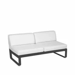 Bellevie Central modulsoffa 2-sits Anthracite (grå) off-white dyna