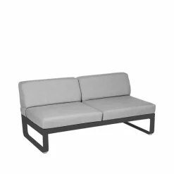 Bellevie Central modulsoffa 2-sits Anthracite (grå) flannel grey dyna