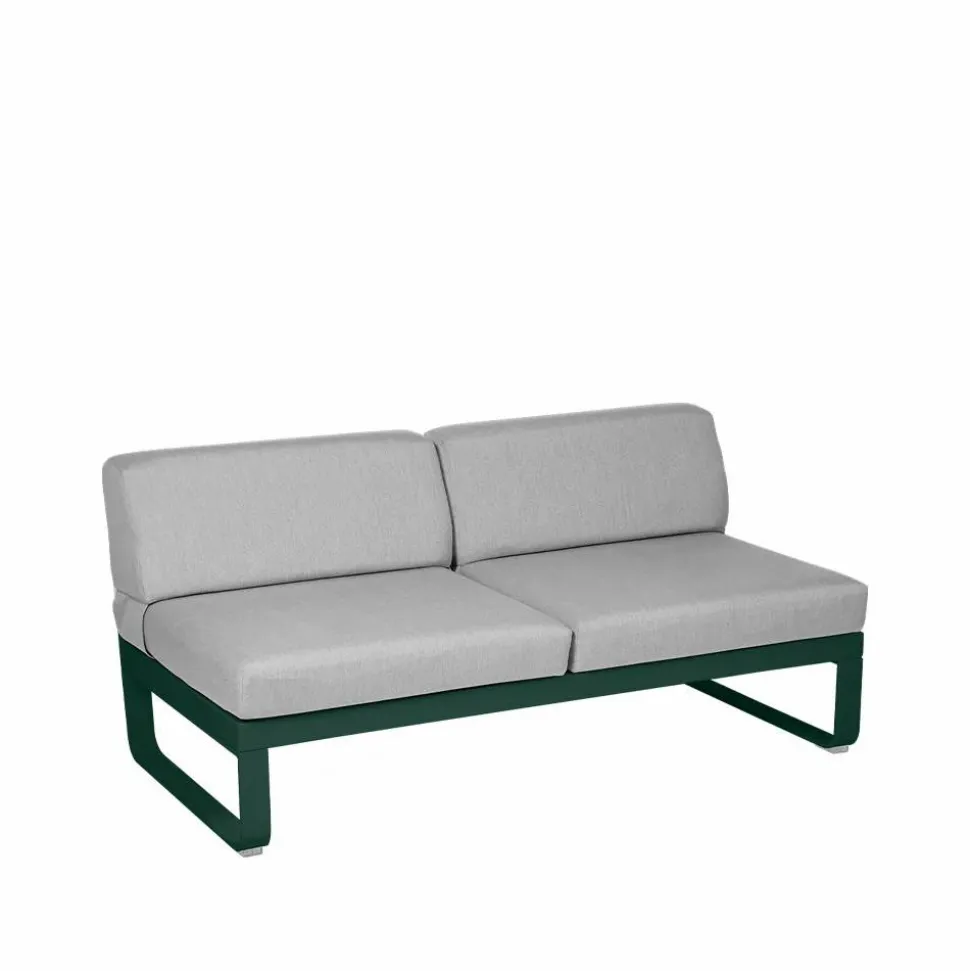 Bellevie Central modulsoffa 2-sits Cedar green (grön) flannel grey dyna