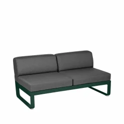 Bellevie Central modulsoffa 2-sits Cedar green (grön) graphite grey dyna