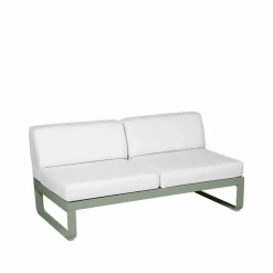 Bellevie Central modulsoffa 2-sits Cactus (grön) off-white dyna