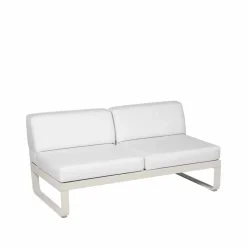 Bellevie Central modulsoffa 2-sits Clay grey (grå) off-white dyna